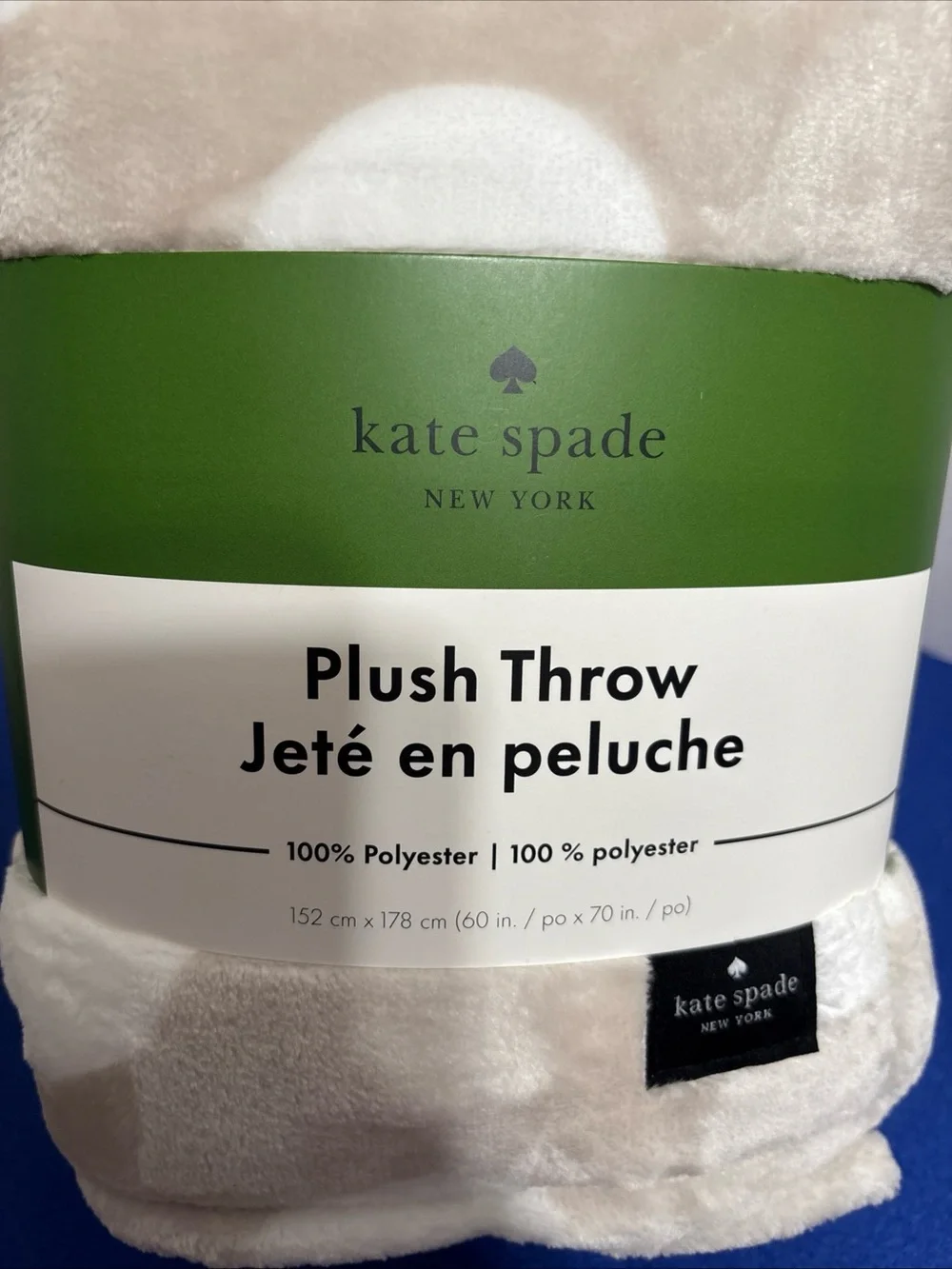Kate Spade Plush Throw